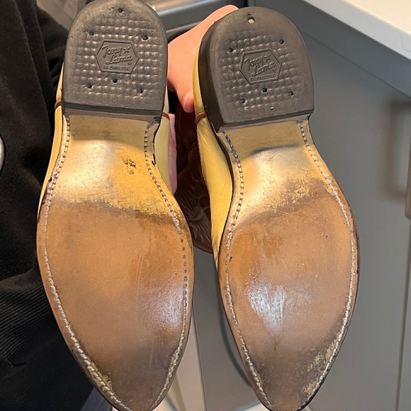 Vintage Tony Lama Woman's Brown & Ivory Buckaroo Wingtip Cowboy Boots Size 6 - Picture 12 of 16